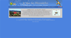 Desktop Screenshot of mas-hirondelles.com